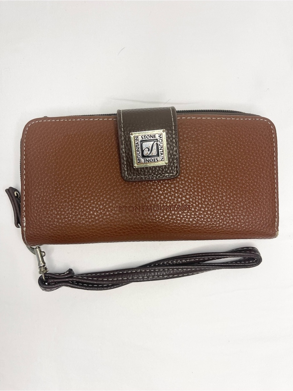 Stone Mountain Wallet Wristlet Card Holder Brown
